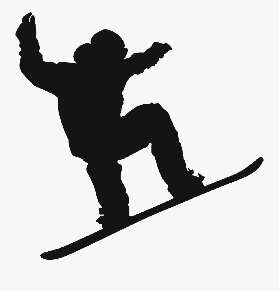 Snowboarding Silhouette Skiing Snowboarding Clipart , Free