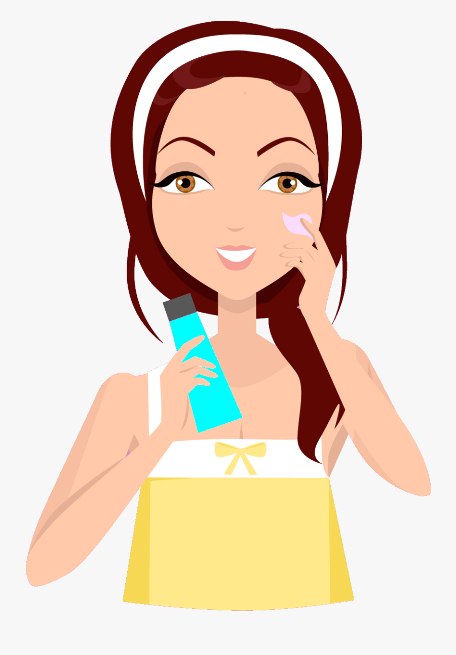 Skin Clipart Suntan - Step By Step How To Wash Face, Transparent Clipart