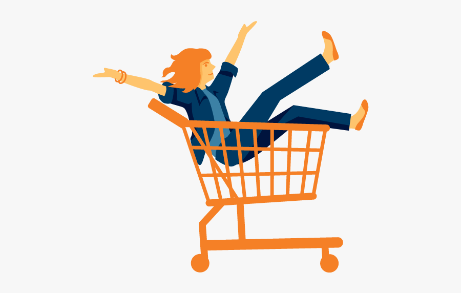 Consumer Goods Expertise Alorica - Shopping Cart, Transparent Clipart