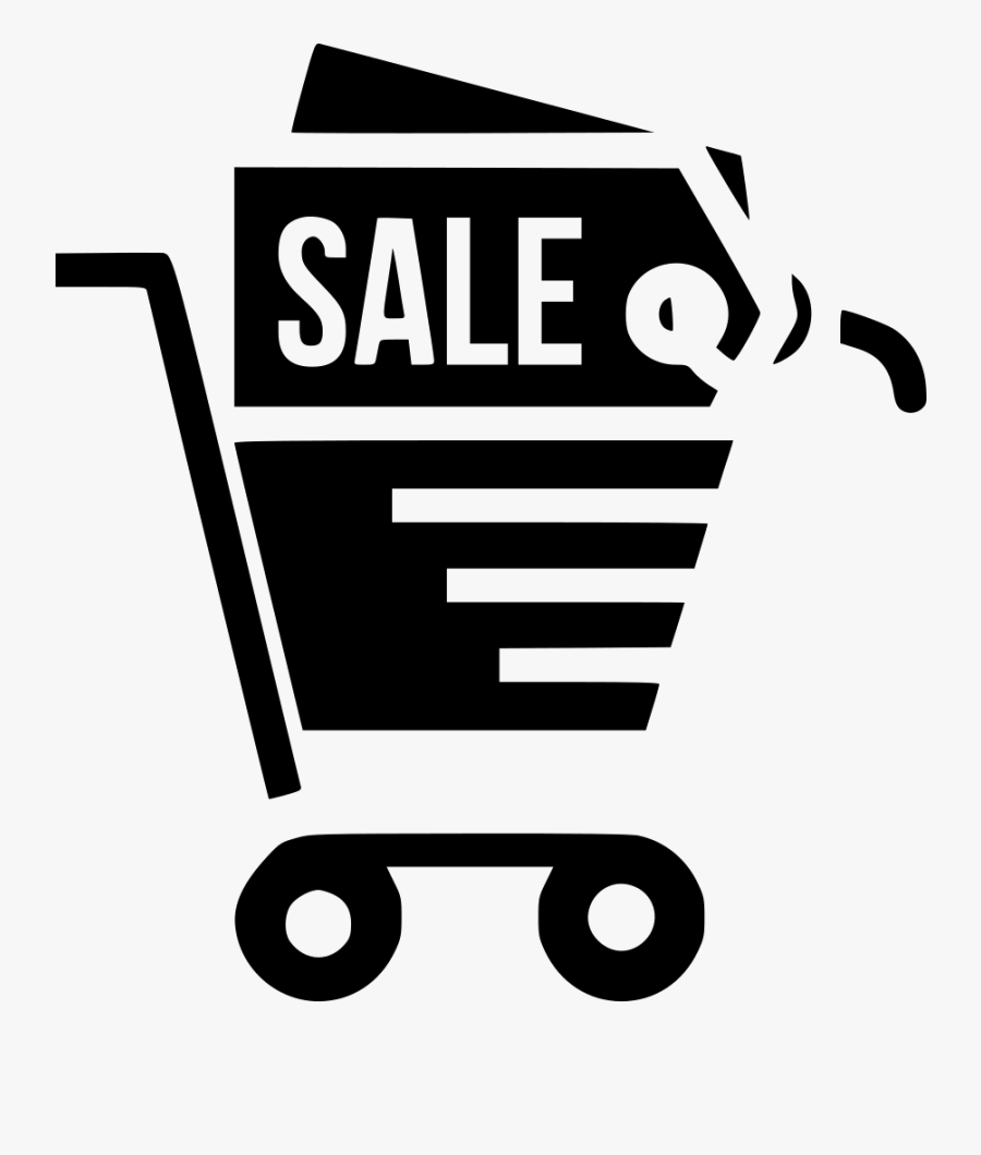 Discount Clipart Shopping Cart - Shopping Sale Icon Png, Transparent Clipart