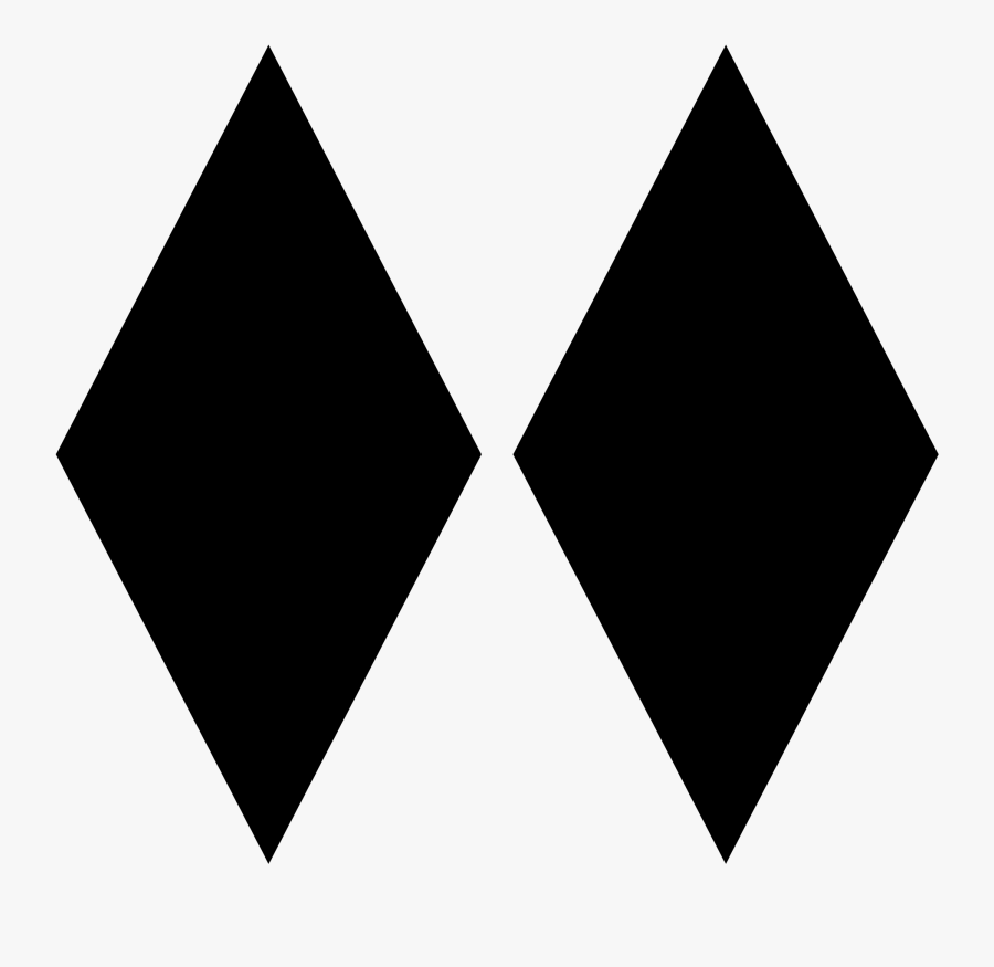 Ski Trail Rating Symbol-double Black Diamond - Double Black Diamond Symbol, Transparent Clipart