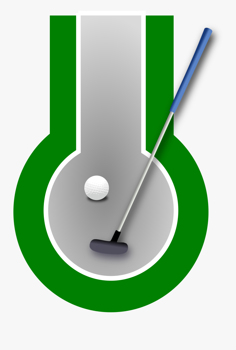 Golf Club Svg Vector File, Vector Clip Art Svg File - Mini Golf Png, Transparent Clipart