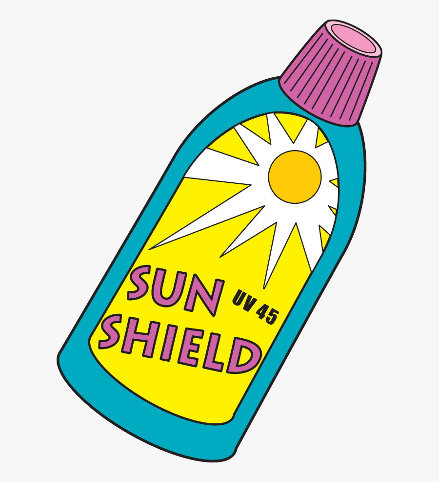Transparent Clipart For Summer - Sunscreen Clipart, Transparent Clipart