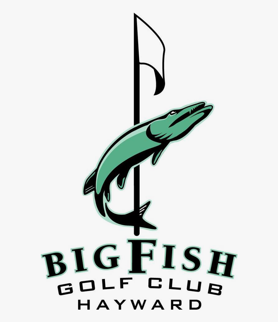 Golfer Clipart Gold Club - Big Fish Golf Club Logo, Transparent Clipart