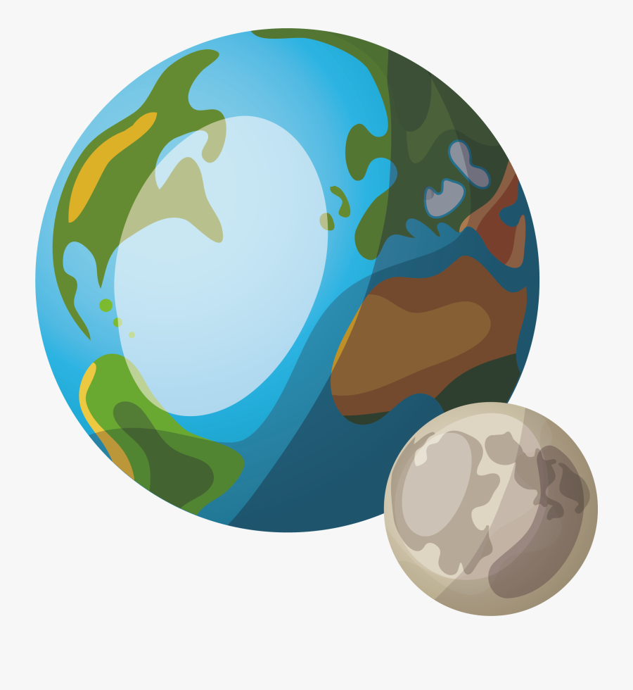 Planet Two Planets Transprent - Cartoon Planet Transparent Background, Transparent Clipart