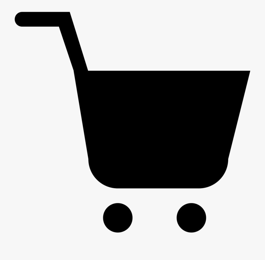 Shopping Cart Silhouette, Transparent Clipart