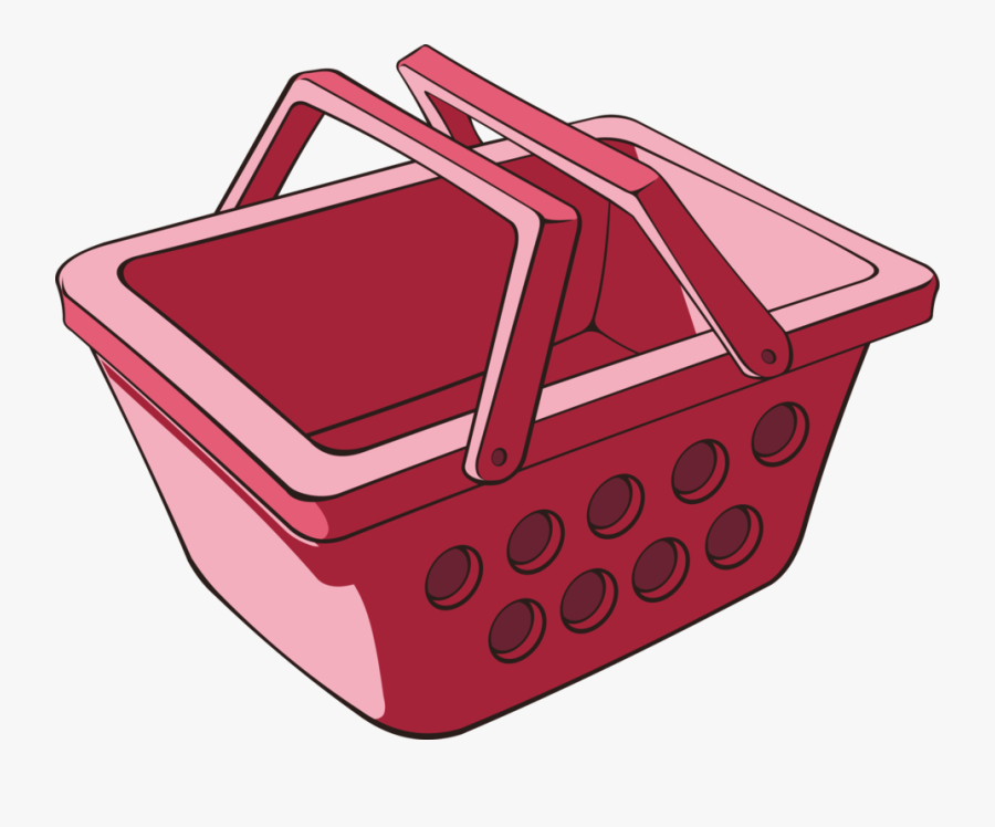 Basket Wicker Shopping Cart Plastic Container - Basket Photos For Photoshop Png, Transparent Clipart