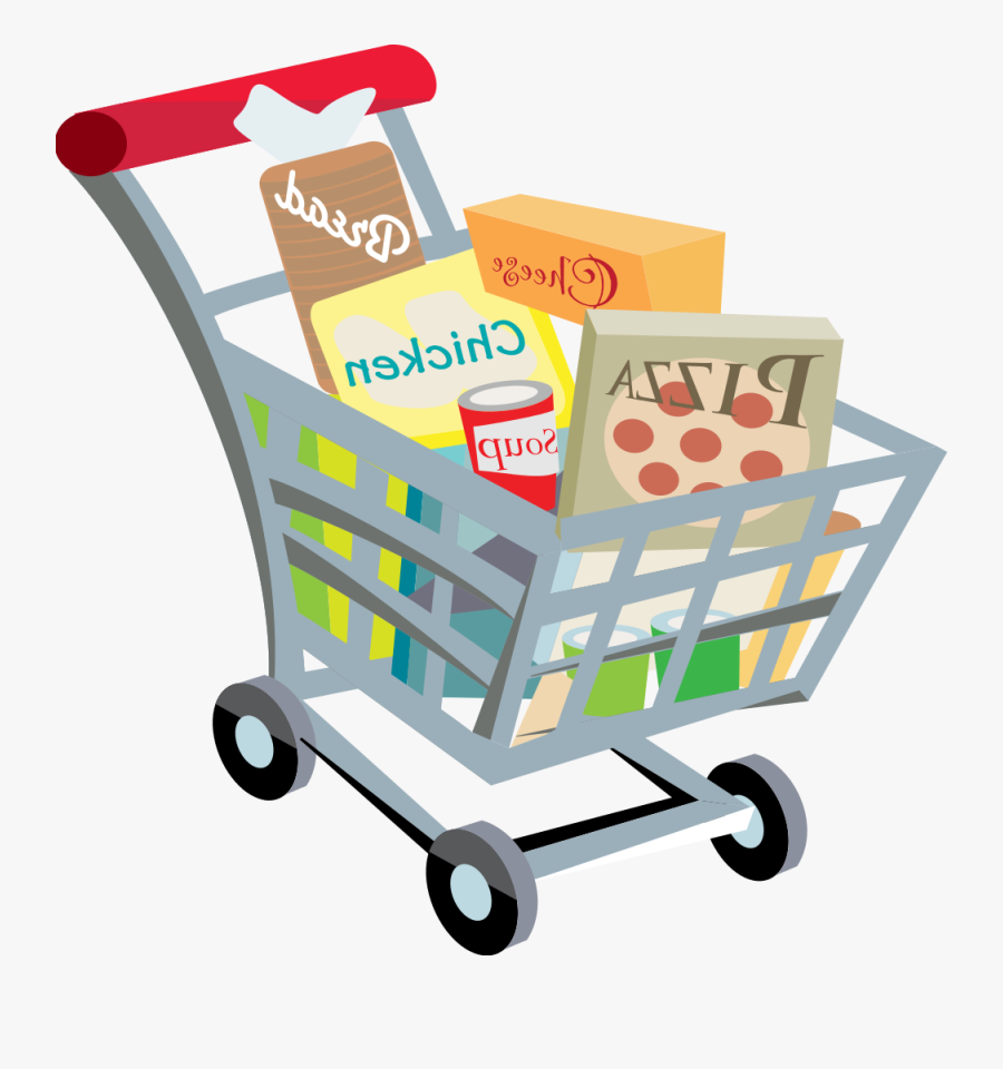 Cart Many Interesting Cliparts - Grocery Cart Transparent Background, Transparent Clipart