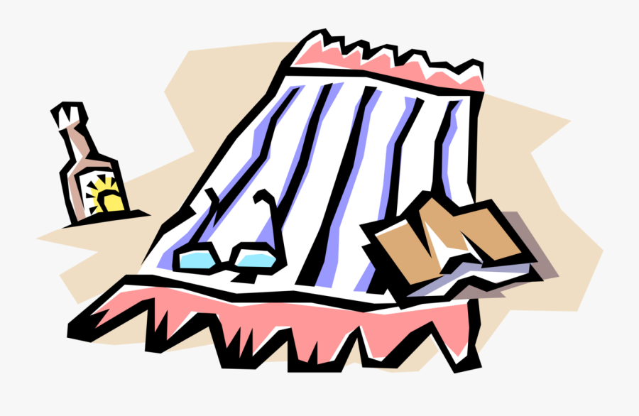 Vacation Clipart Beach Blanket - Beach Blanket Clipart, Transparent Clipart