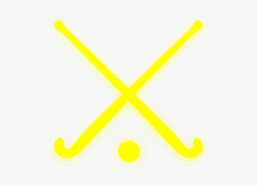 Gold Field Hockey Sticks Clip Art At Clker - Crossed Field Hockey Sticks Vector, Transparent Clipart