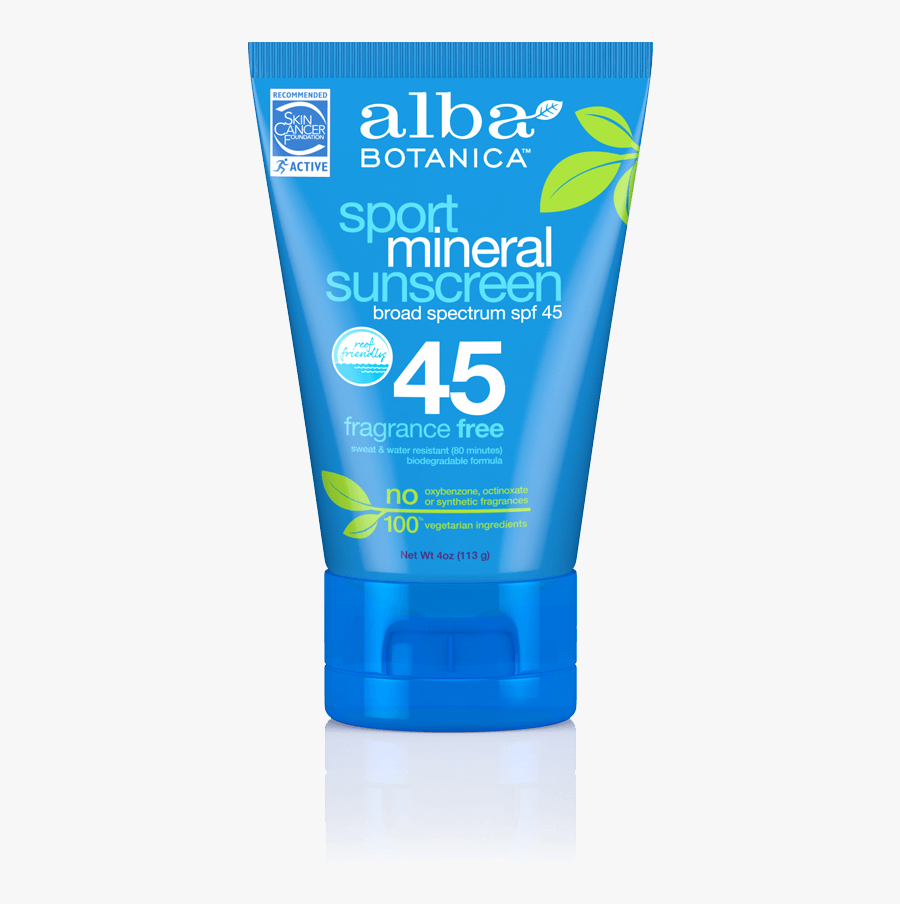Sport Mineral Fragrance Free - Alba Botanica, Transparent Clipart