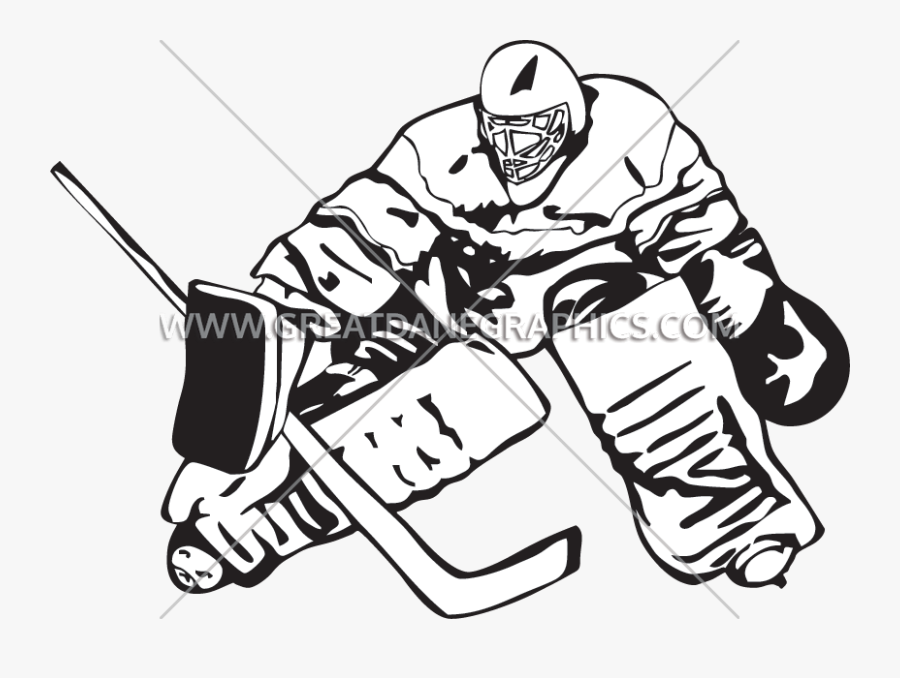 Hockey Drawing Pictures - Transparent Background Cartoon Hockey Goalies, Transparent Clipart