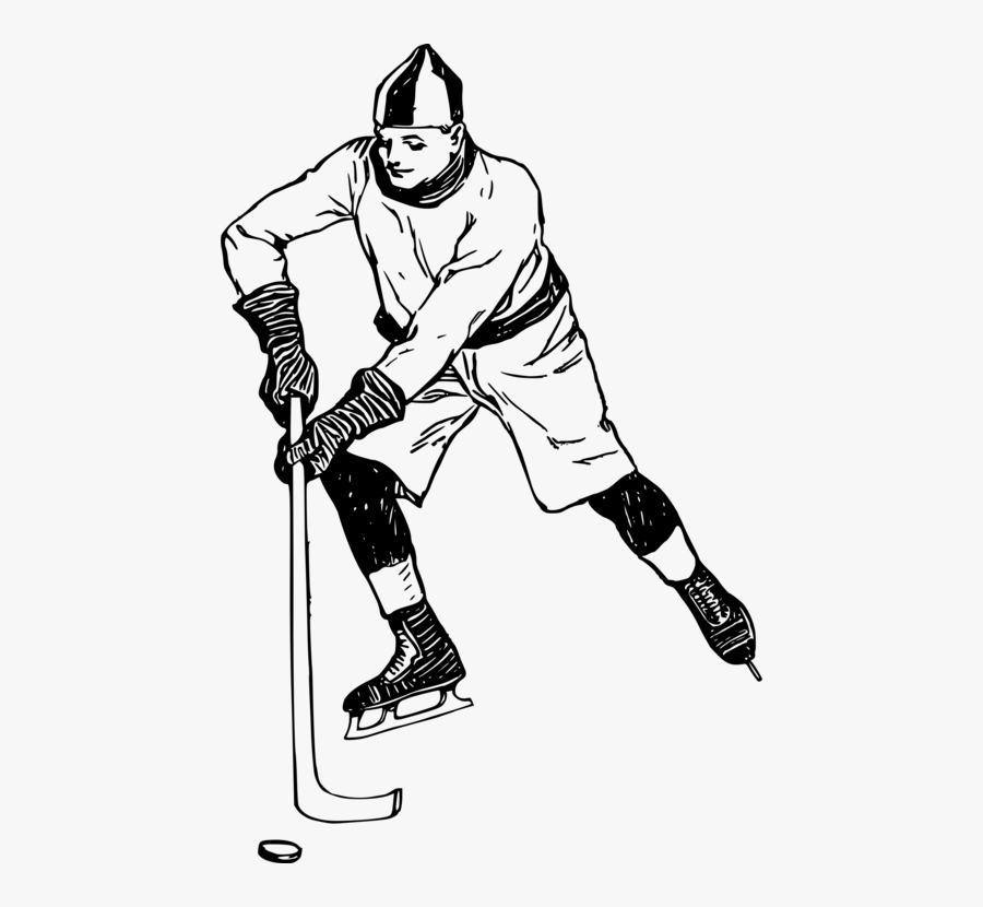 Art,skateboarding Equipment And Supplies,monochrome - Ice Hockey Clipart Black And White, Transparent Clipart