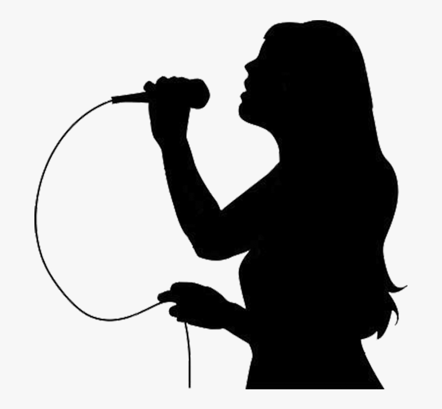 Voice Disorders And Treatment - Singing Silhouette, Transparent Clipart