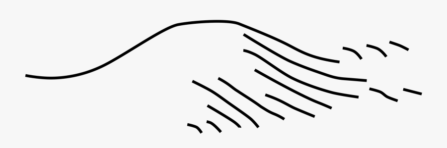 Hill Clipart Black And White - Hill Drawing Png, Transparent Clipart