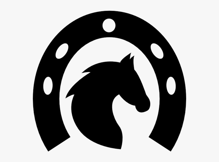 Horseshoe Clipart Mustang Football - Horse And Horseshoe Clipart, Transparent Clipart
