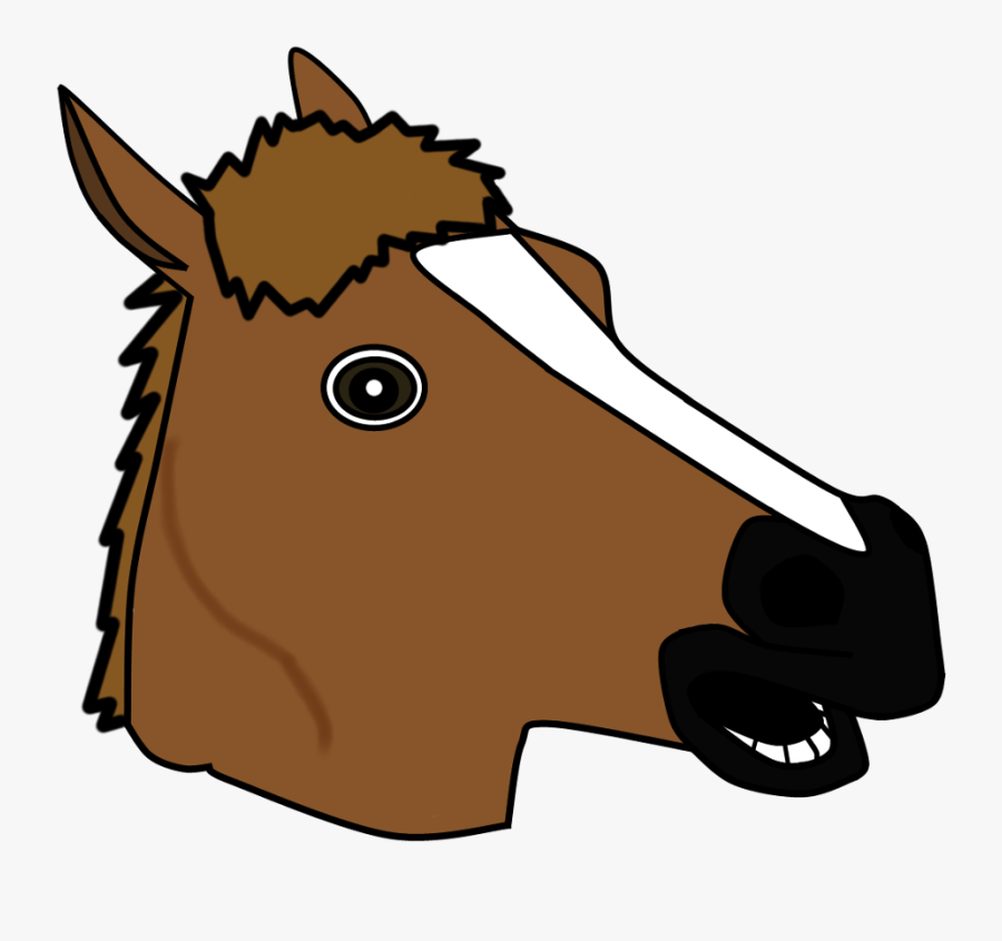 Cartoon Horse Head Clipart, Transparent Clipart