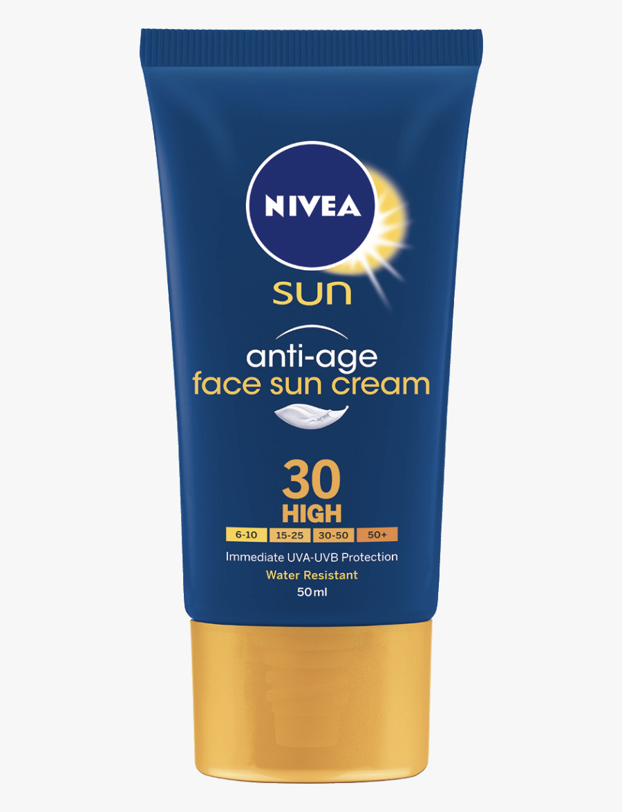 Sun Cream Spf 50 - Nivea, Transparent Clipart