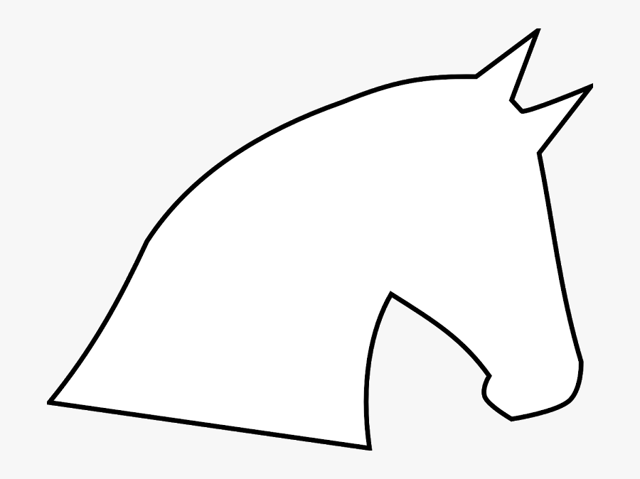 Horse Head Cut Out, Transparent Clipart