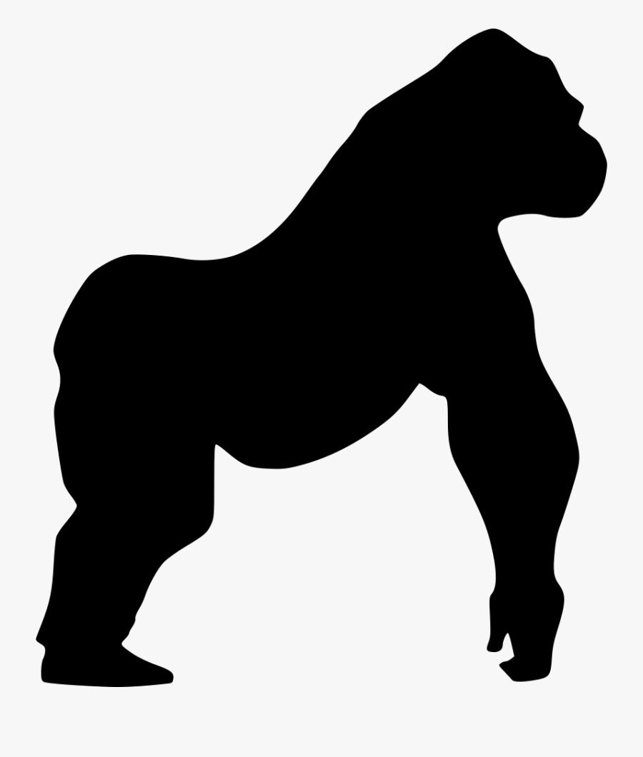 Gorilla Clipart Svg - Shadow Of A Horse Head, Transparent Clipart