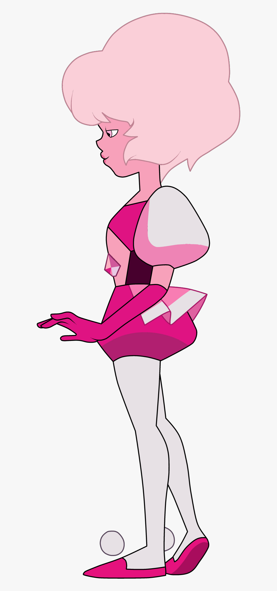 Pink Diamond From "a Sing Pale Rose - Dimend Steven Universe, Transparent Clipart