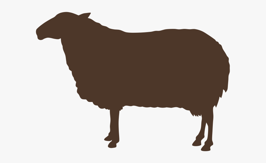 Sheep Vector Silhouette Png, Transparent Clipart