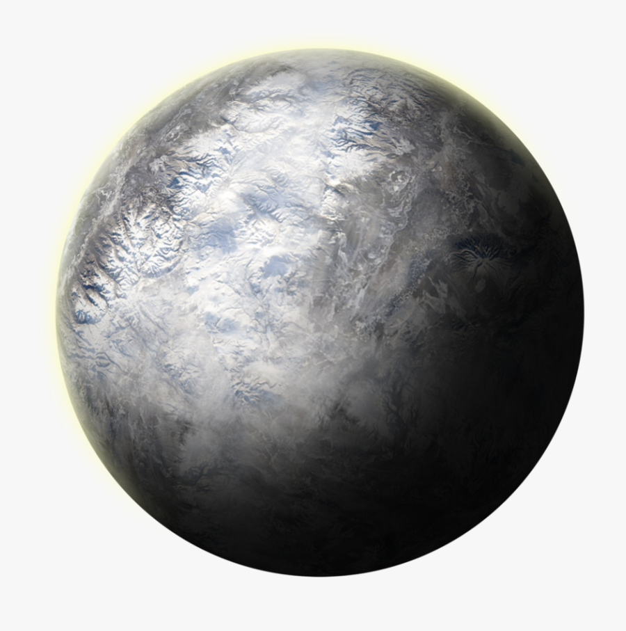 Vector Black And White About Our Solar System - Pluto Planet Transparent Background, Transparent Clipart