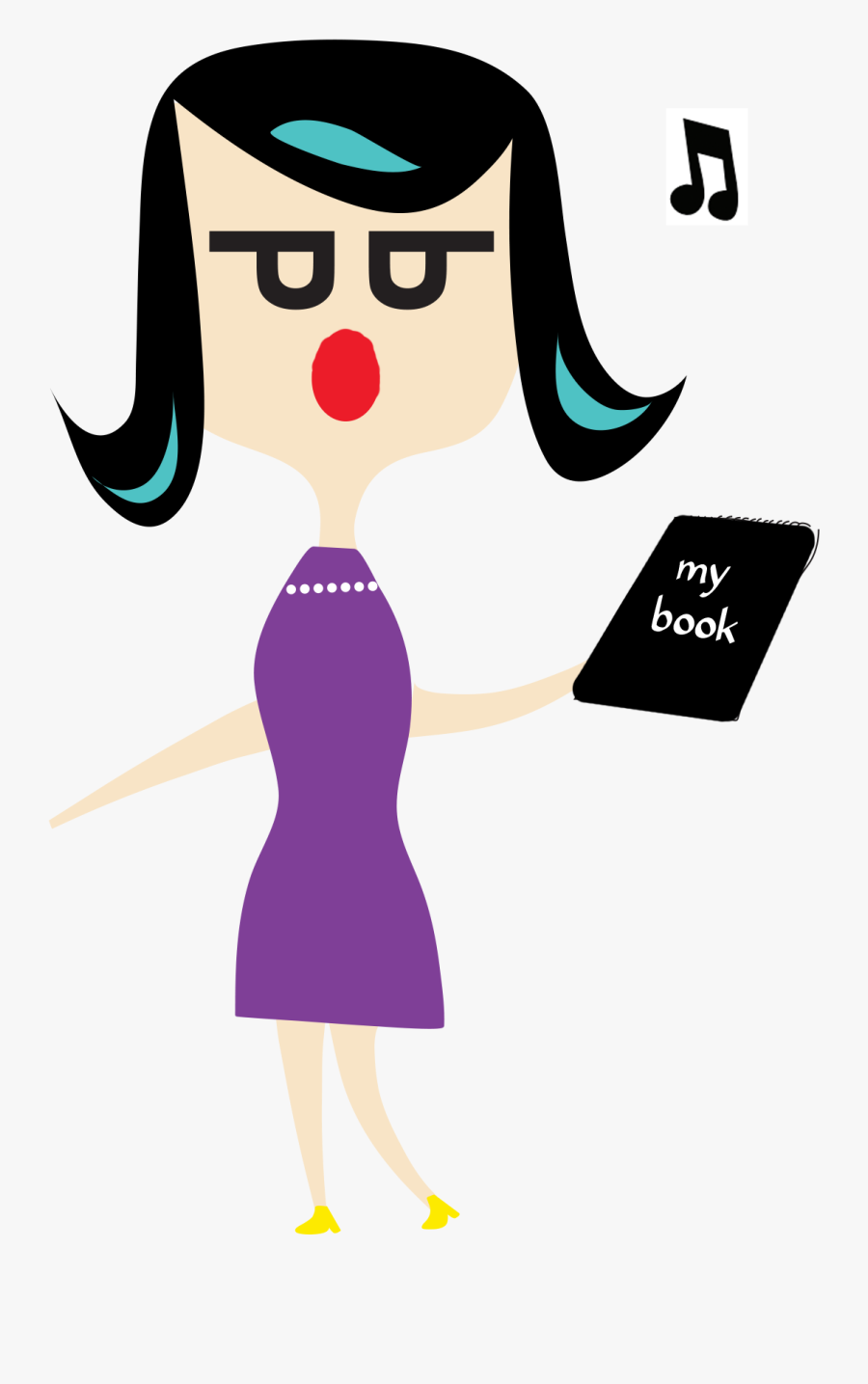 A Singer - Transparent Background Actor Clip Art, Transparent Clipart