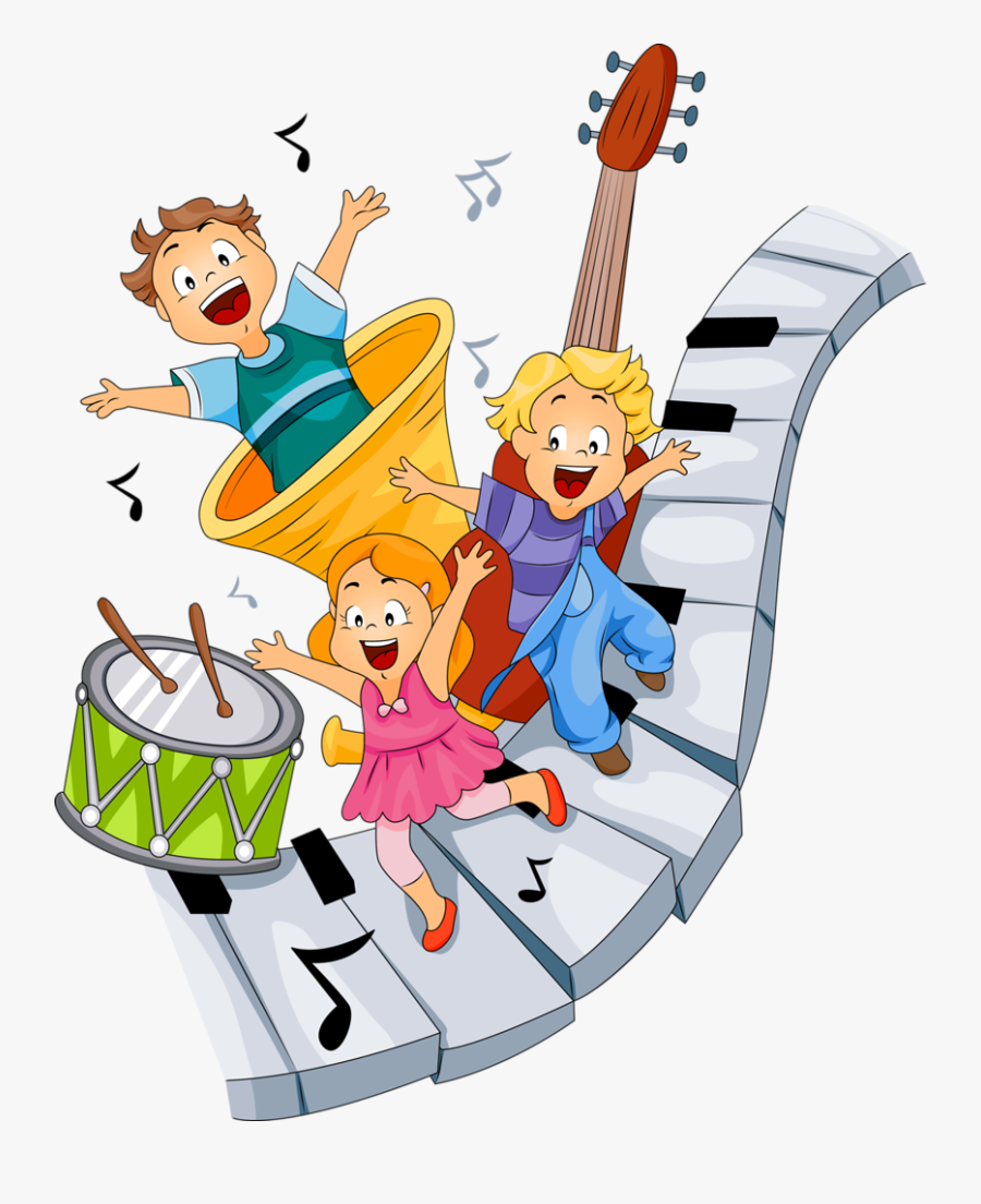Music Clipart Education - Cartoon Music Children, Transparent Clipart