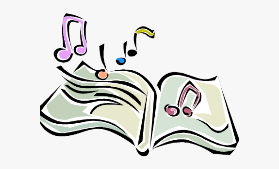 Hymn Sing Cliparts - Music Books Clip Art, Transparent Clipart