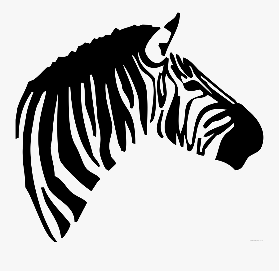 Turkey Head Clipart Black And White - Clipart Zebra Head, Transparent Clipart