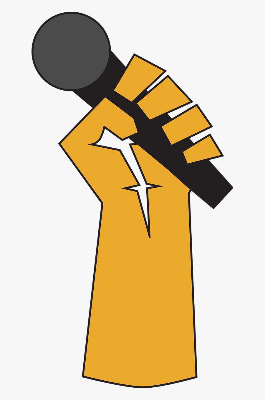 Microfone Rap Png, Transparent Clipart