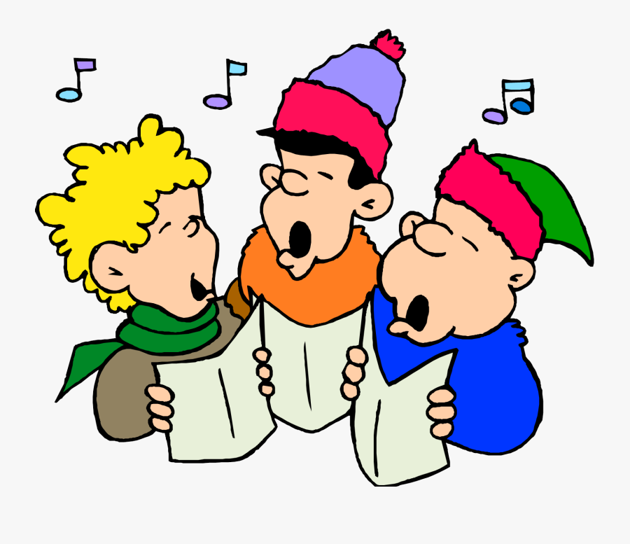 Christmas Carolers Clipart, Transparent Clipart