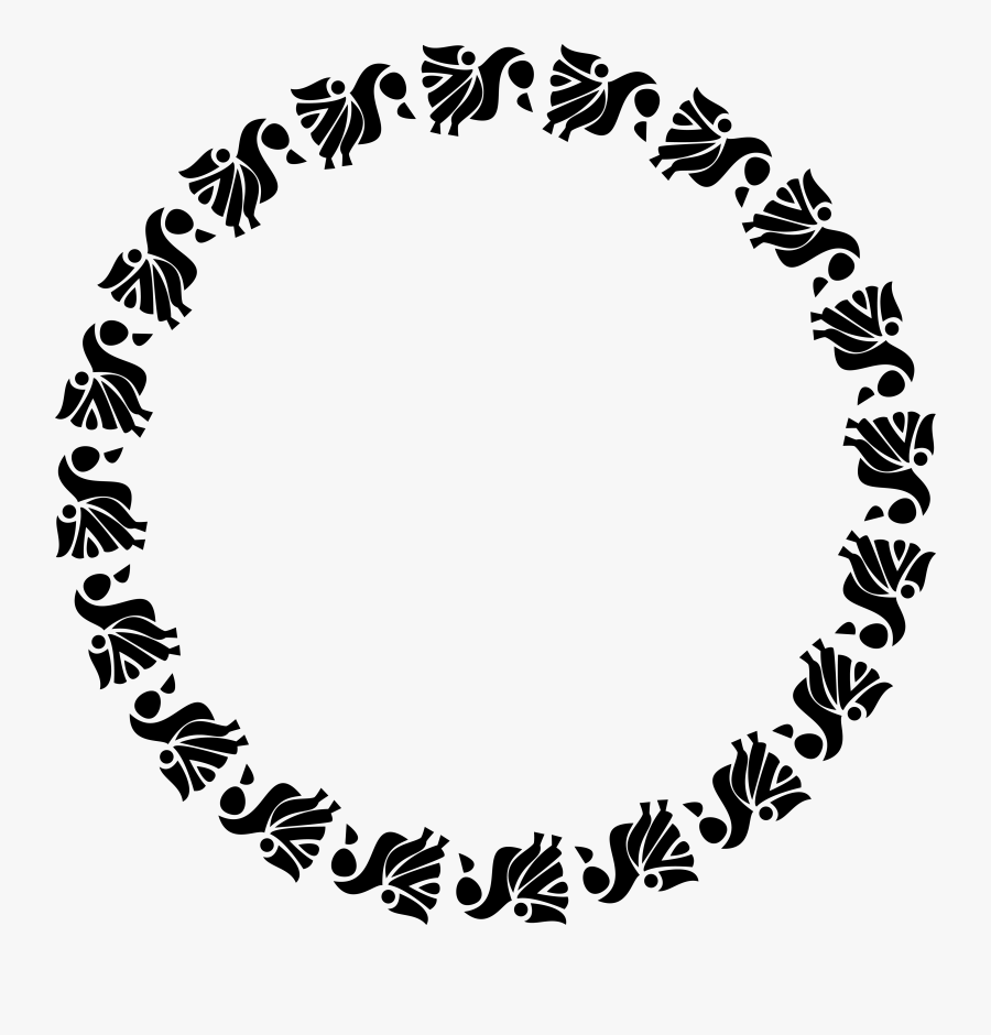 Horse Head Facing Left Outline Variant Vector - Floral Lasso Clipart, Transparent Clipart
