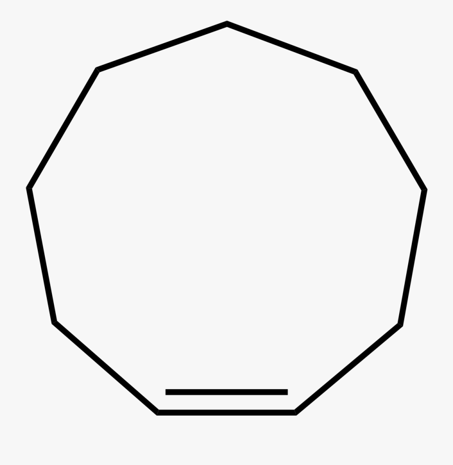File - 1-cyclononene - Svg - Does A Polygon Look Like - Circle, Transparent Clipart