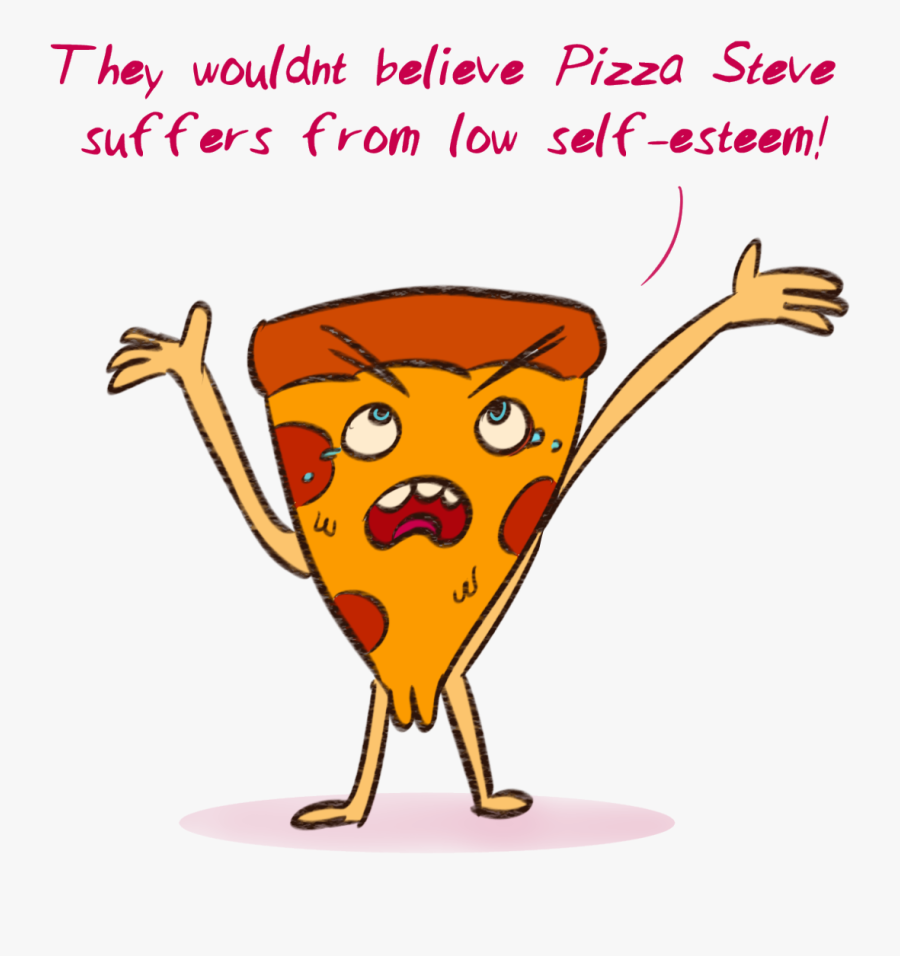 Pizza Steve - Cartoon, Transparent Clipart