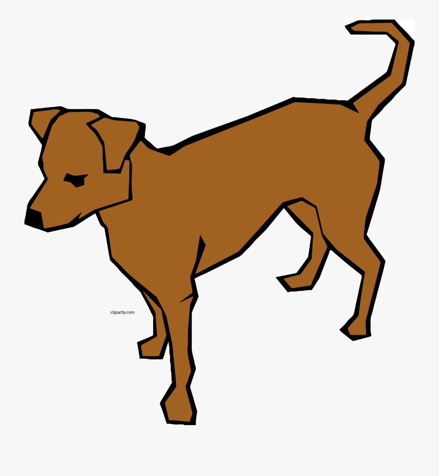 Dog Clip Art Look Down Clipart Png - Brown Dog Clipart, Transparent Clipart