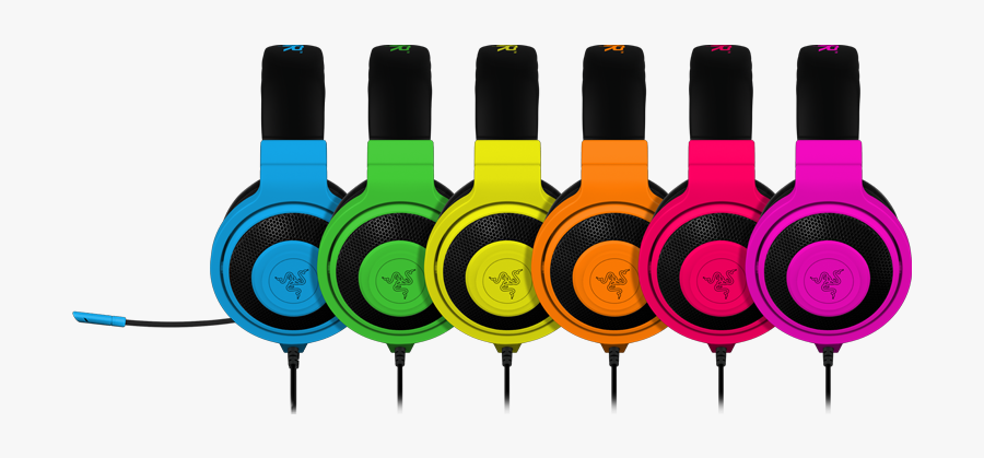 Razer Kraken Pro Neon, Transparent Clipart