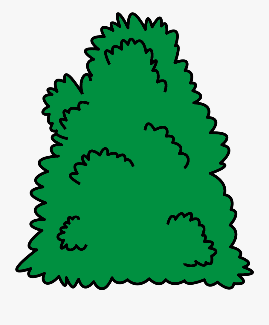 Bush Drawing Small Clipart , Png Download - Arbustos Para Pintar, Transparent Clipart