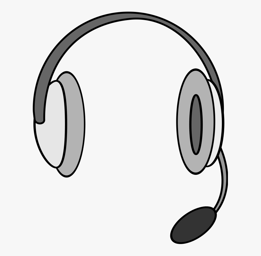 Animated Computer Clipart - Headset Png, Transparent Clipart