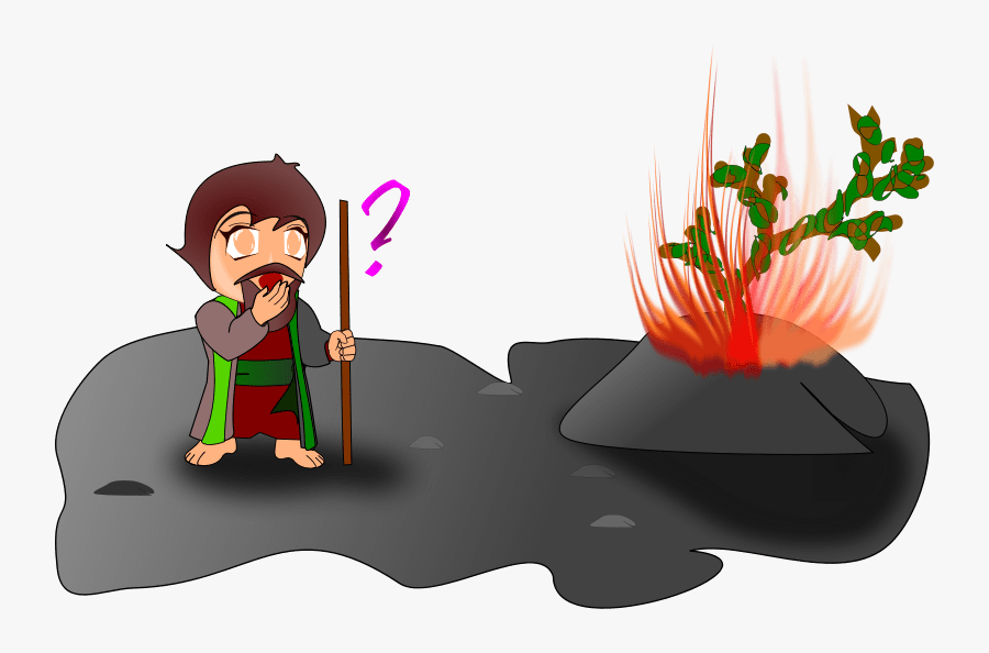 Thumb Image - Moses And The Burning Bush Clipart, Transparent Clipart