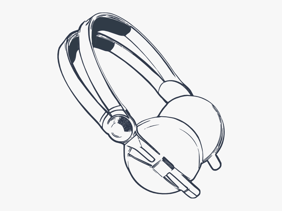 Computer Headphones Clip Art Free Vector / 4vector - Headphone Clip Art, Transparent Clipart