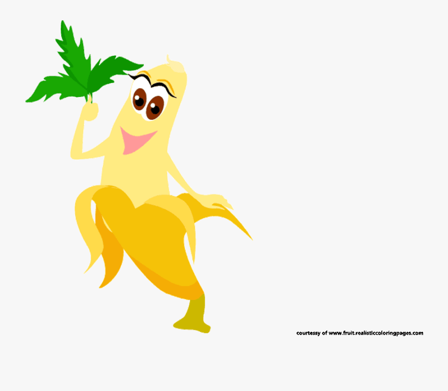 Banana Cartoon Cliparts - Illustration, Transparent Clipart