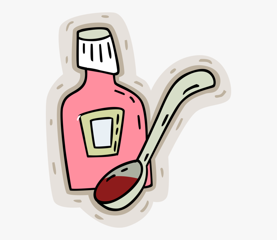 Medicine Clipart Cold Medicine - Cough Syrup Clipart, Transparent Clipart