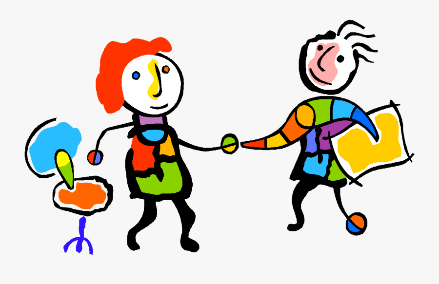 Teacher Meeting Clipart - El Verbo Singular Y Plural, Transparent Clipart