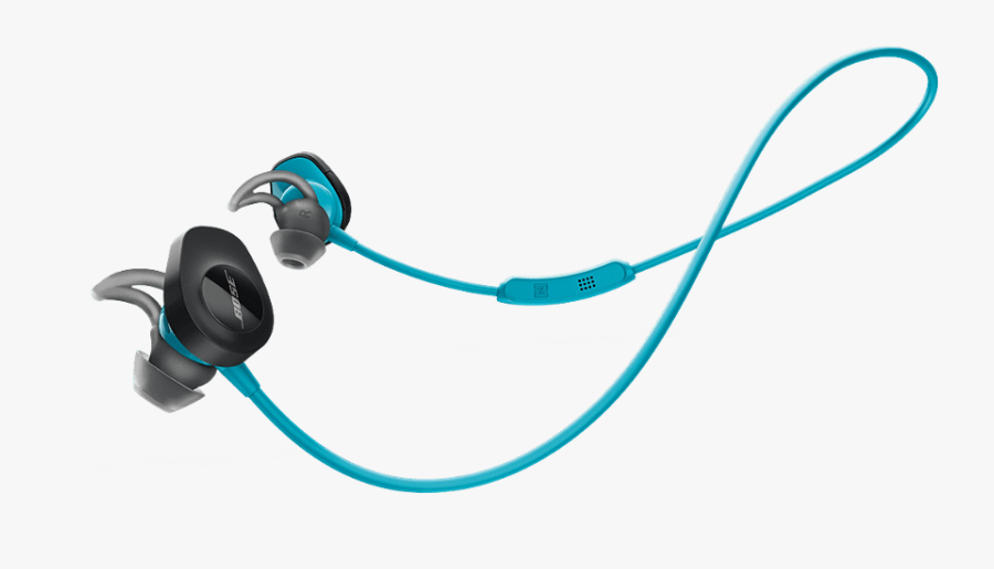 Soundsport Wireless Headphones Aqua - Bose Bluetooth Headset Sport, Transparent Clipart