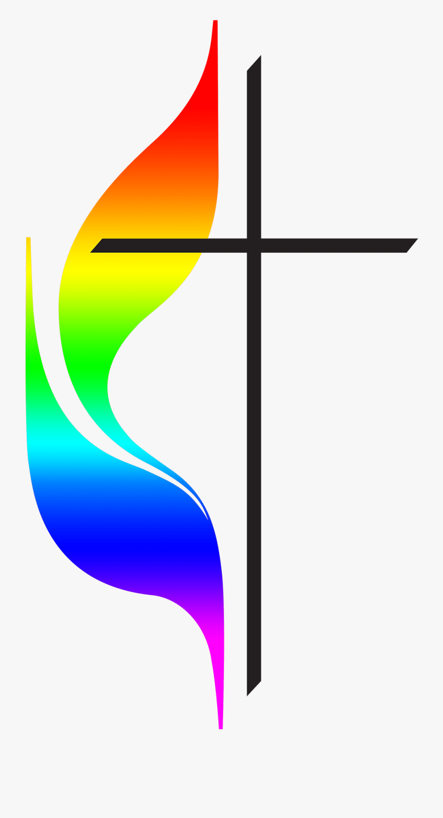 Methodist Cross Web - Graphic Design, Transparent Clipart