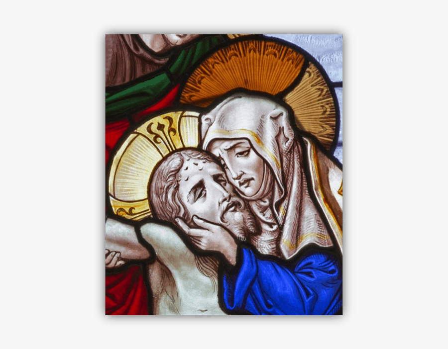 Transparent Ash Wednesday Cross Png - Stained Glass, Transparent Clipart