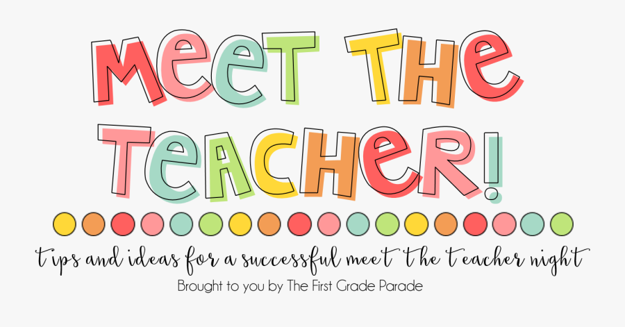 Meet The Teacher Clipart, Transparent Clipart