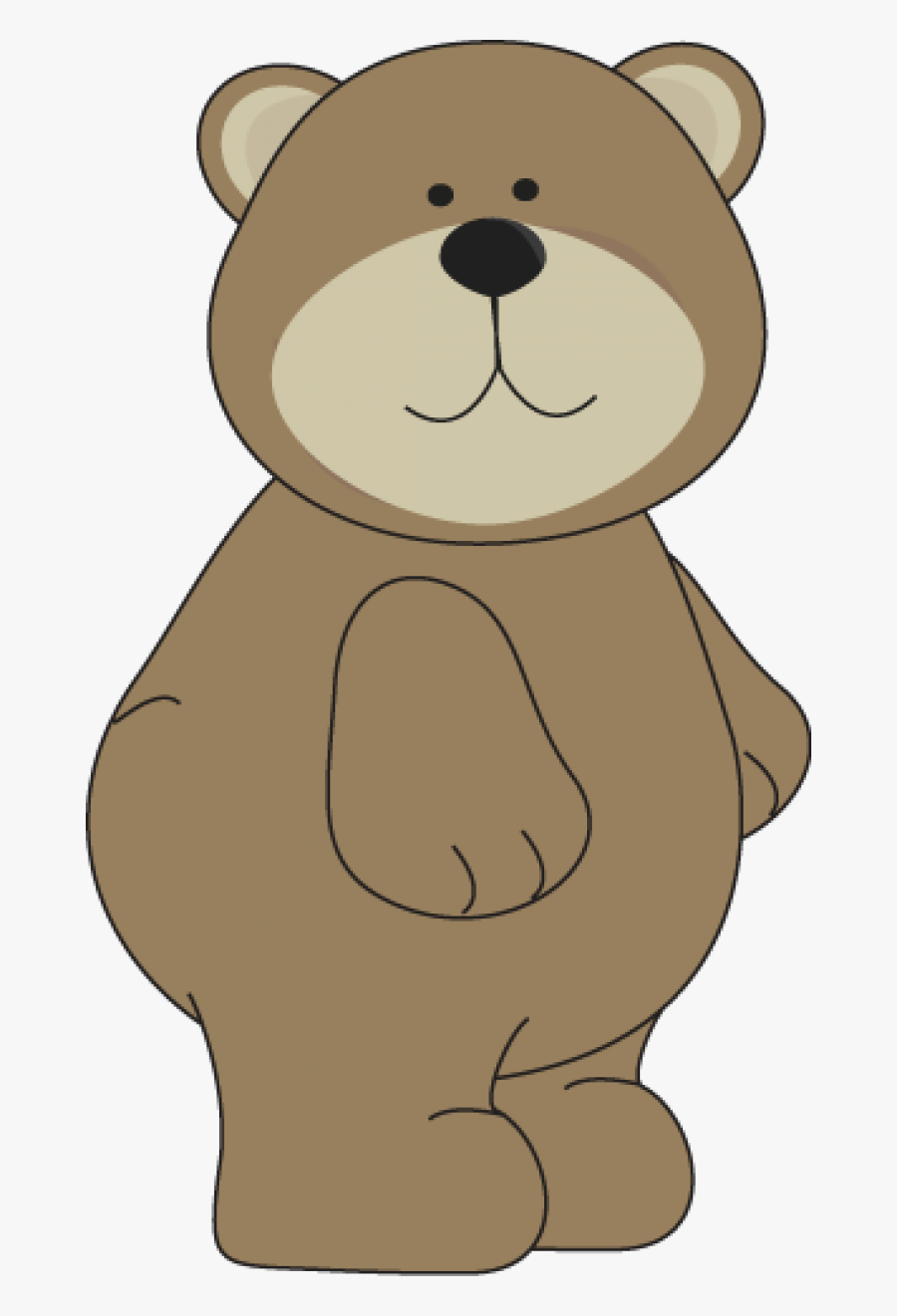 Bear Clipart Silhouette - Bear Sitting Clip Art , Free Transparent